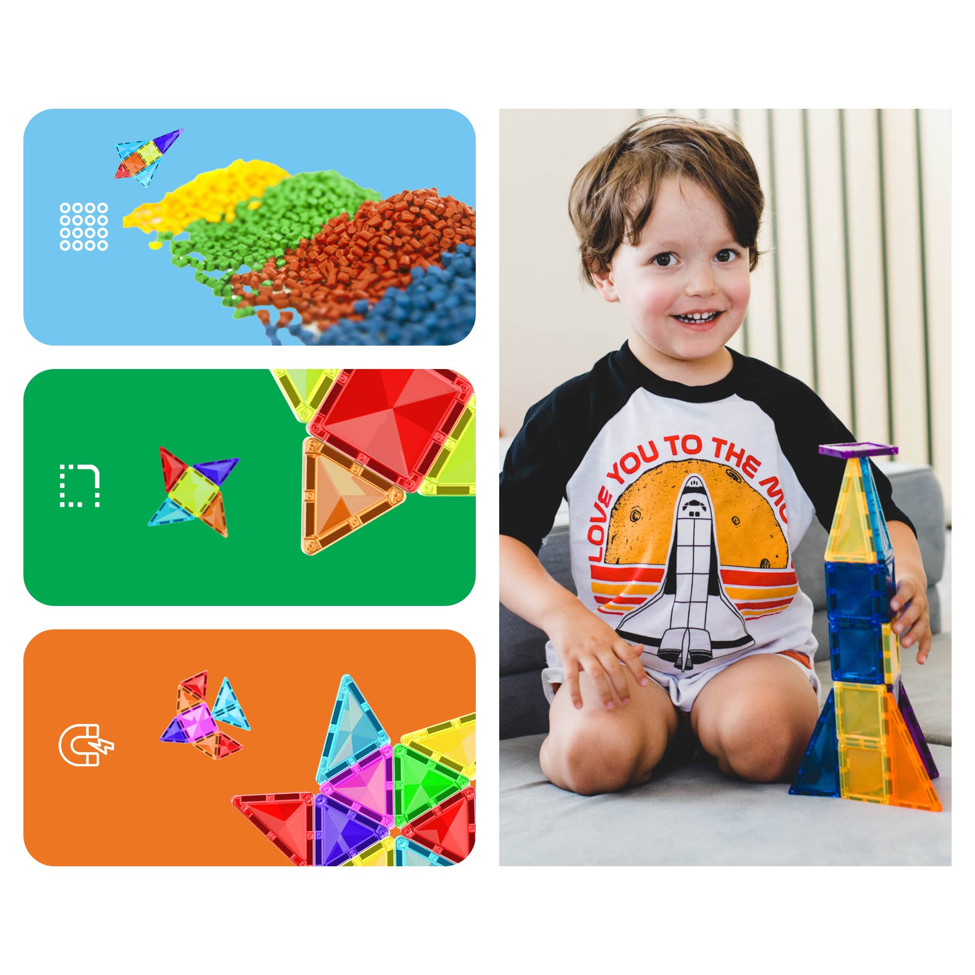 PicassoTiles - Wholesale Building Set - Kids - PicassoTiles 60pc Travel Size Magnetic Tile Building Set6