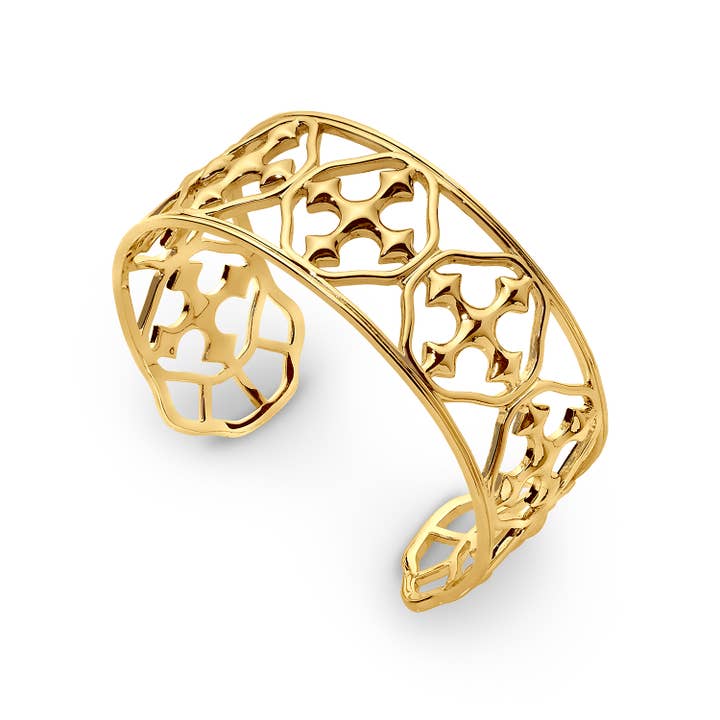 Gracewear Collection - Wholesale Cuff Bracelet - Medium Cuff Shield Bracelet