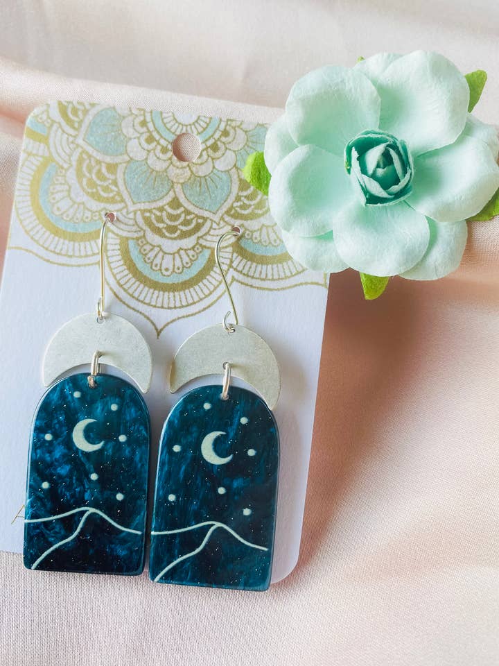 Artistic Acrylic Earrings 20 for wholesale by Autumn Rose Designs