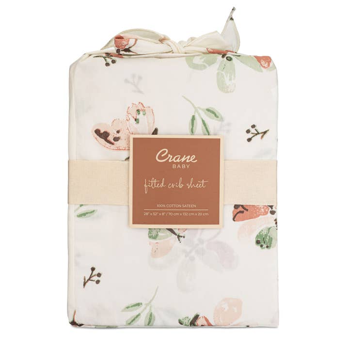 Crane Baby – wholesale Cot/crib sheets – Parker Fitted Crib Sheet (Butterfly)6