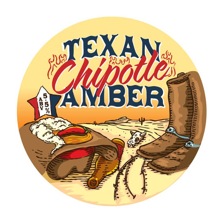 Texan Chipotle Amber Ale Beer Recipe Kit for wholesale by Craft a Brew