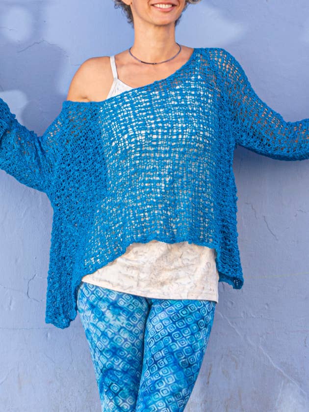 Hands To Hearts - Wholesale Tunic - Women's - Crocheted Long Sleeve Soul Warmer37