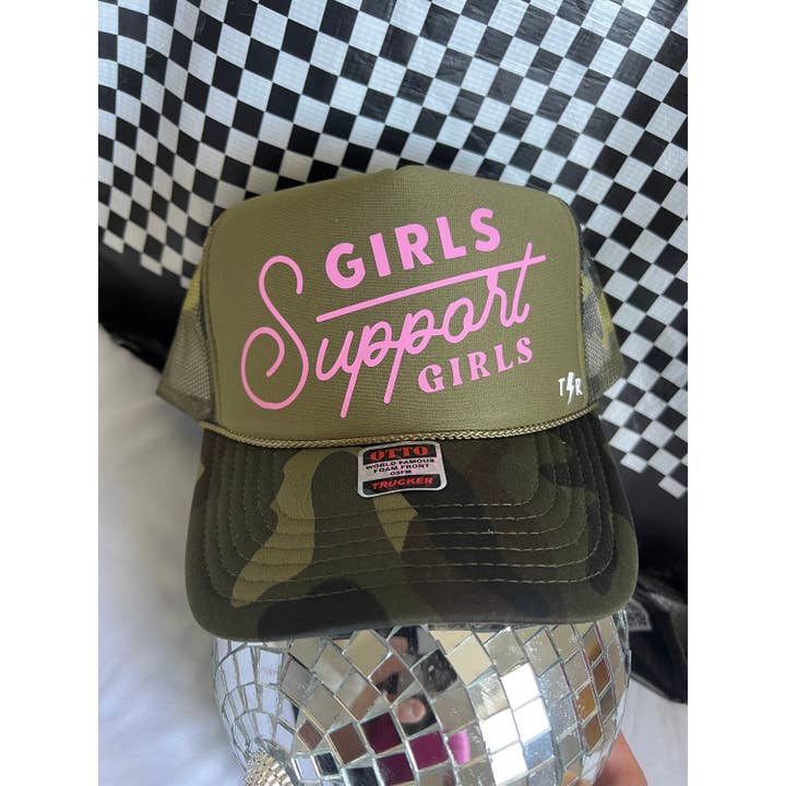 Tipsy Rodeo - Wholesale Trucker Hat - Women's - Girls Support Girls Trendy Trucker Hat For Women And Moms