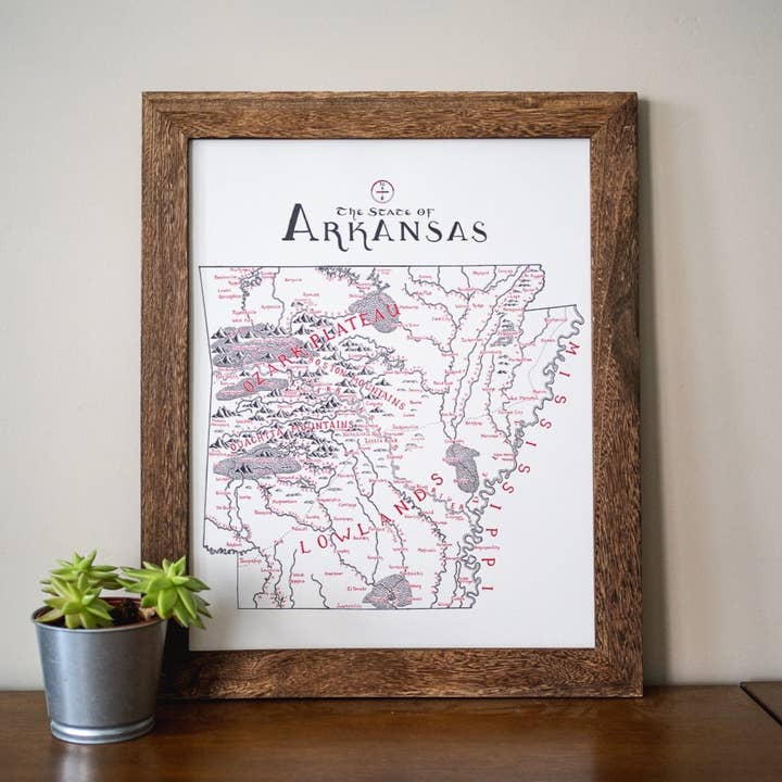Arkansas Map for wholesale by Lord of Maps