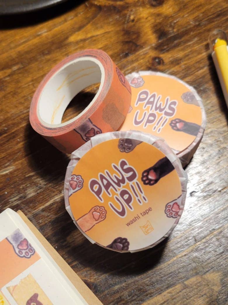 JamKats - Wholesale Washi Tape - Paws Up!! Washi Tape1