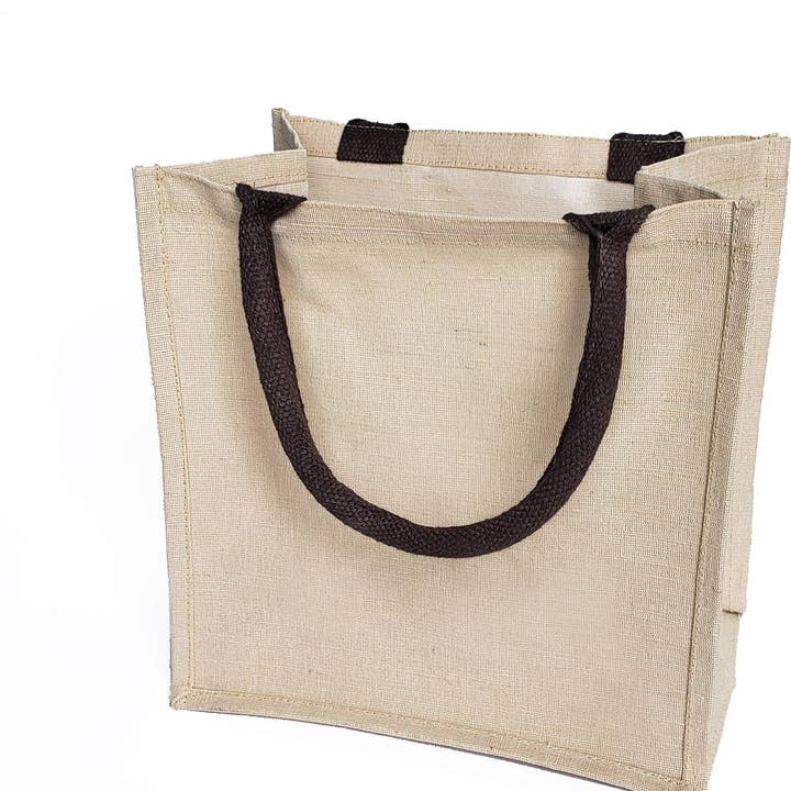 Alo Organic International - Wholesale Tote Bag - Unisex - Jute & Cotton Blend Juco Totes with Laminated Interior0