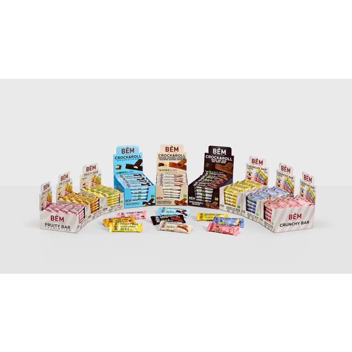 Stella Foods s.r.l. - Wholesale Cookie - BEM Organic Hazelnut and Cocoa Crunchy Cannolo 25g (EXPO 24x25g)5