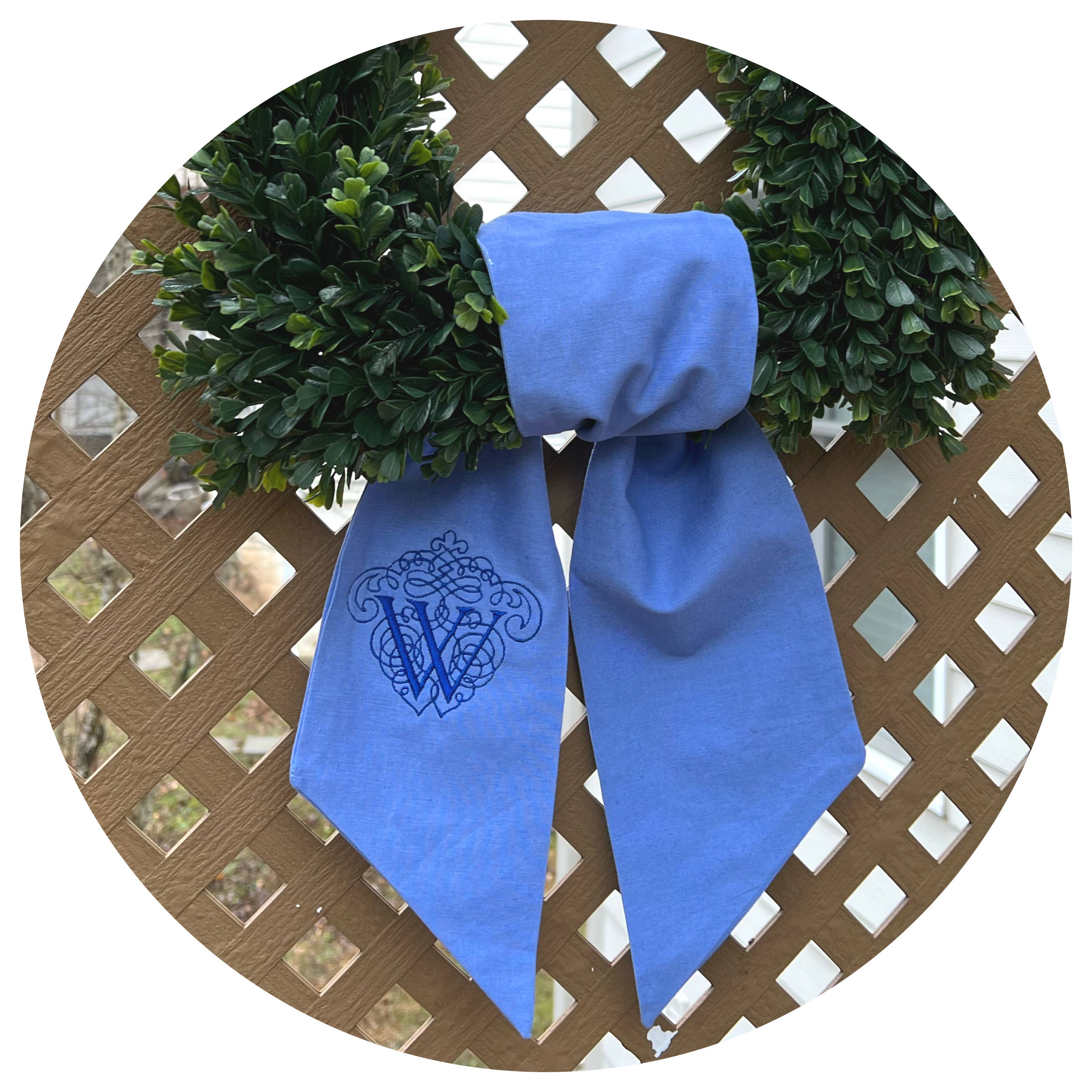 THE ROYALTY COLLECTION - Wholesale Wreath - Linen Blend Sashes38