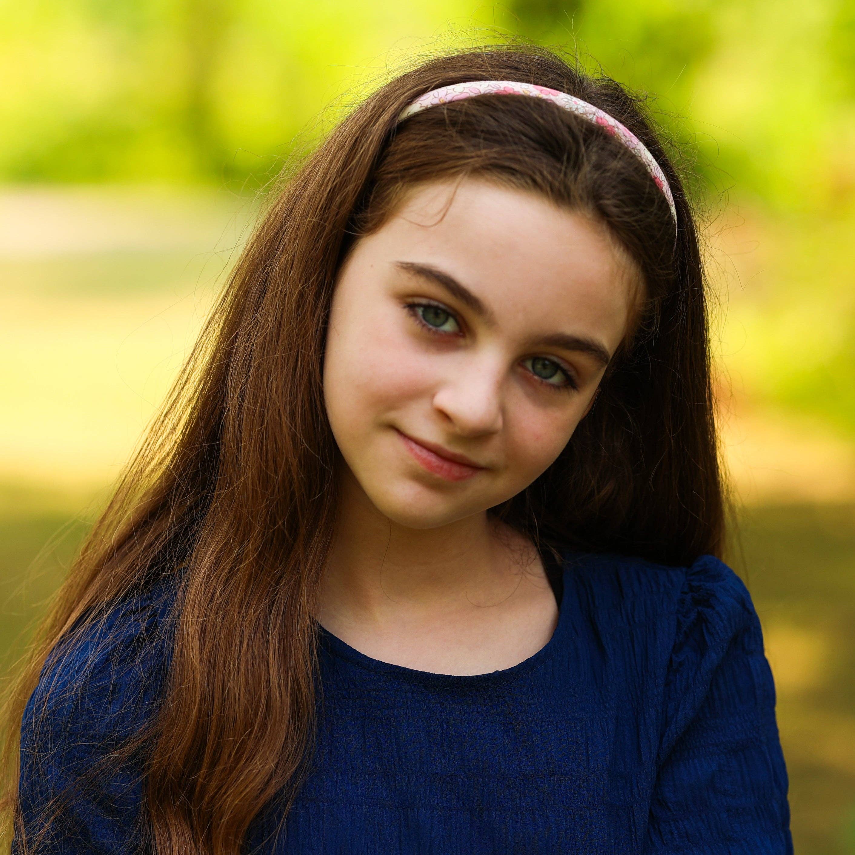 Frog Sac - Vente Serre-tête – enfant - Bandeau fin à fleurs - Accessoires pour cheveux antidérapants pour enfants16