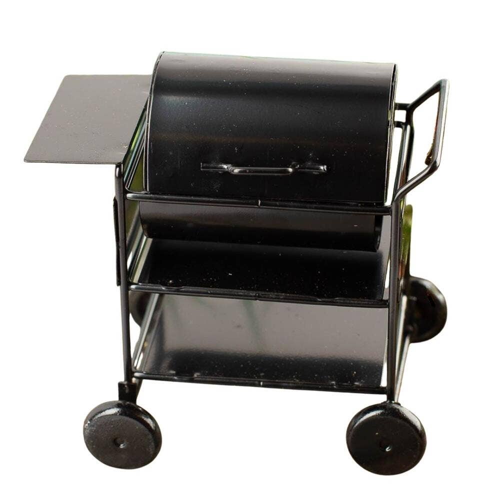 Factory Direct Craft - Wholesale Decorative Tabletop Object - Miniature Black Metal Barbecue Grill 3