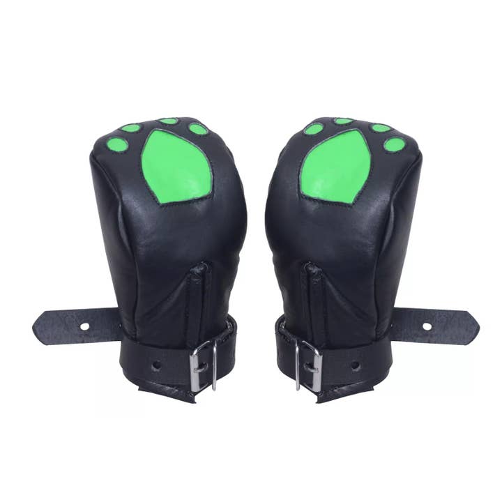 The Master Tanners – wholesale Gloves – Unisex – Leather Bondage Fist Mitts Padded Gloves 2 Pieces Restraints