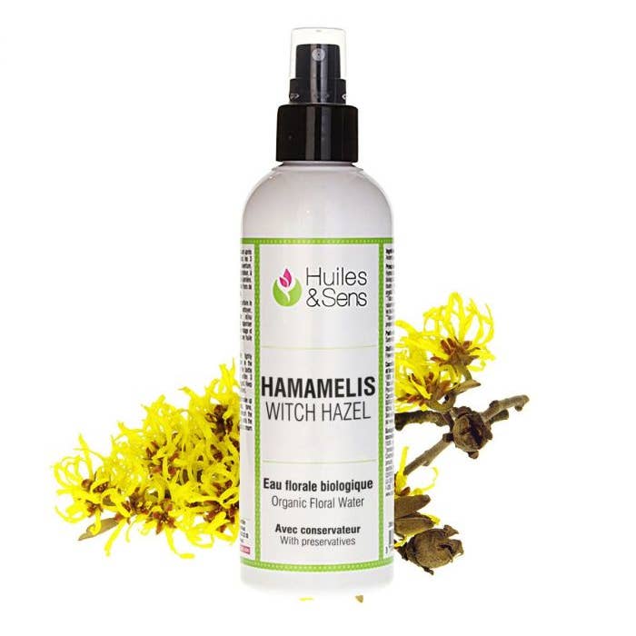 Huiles & Sens – Großhandel Gesichts- und Körpernebel/Wasser – Bio-Zaubernuss-Hydrolat - 200 ml