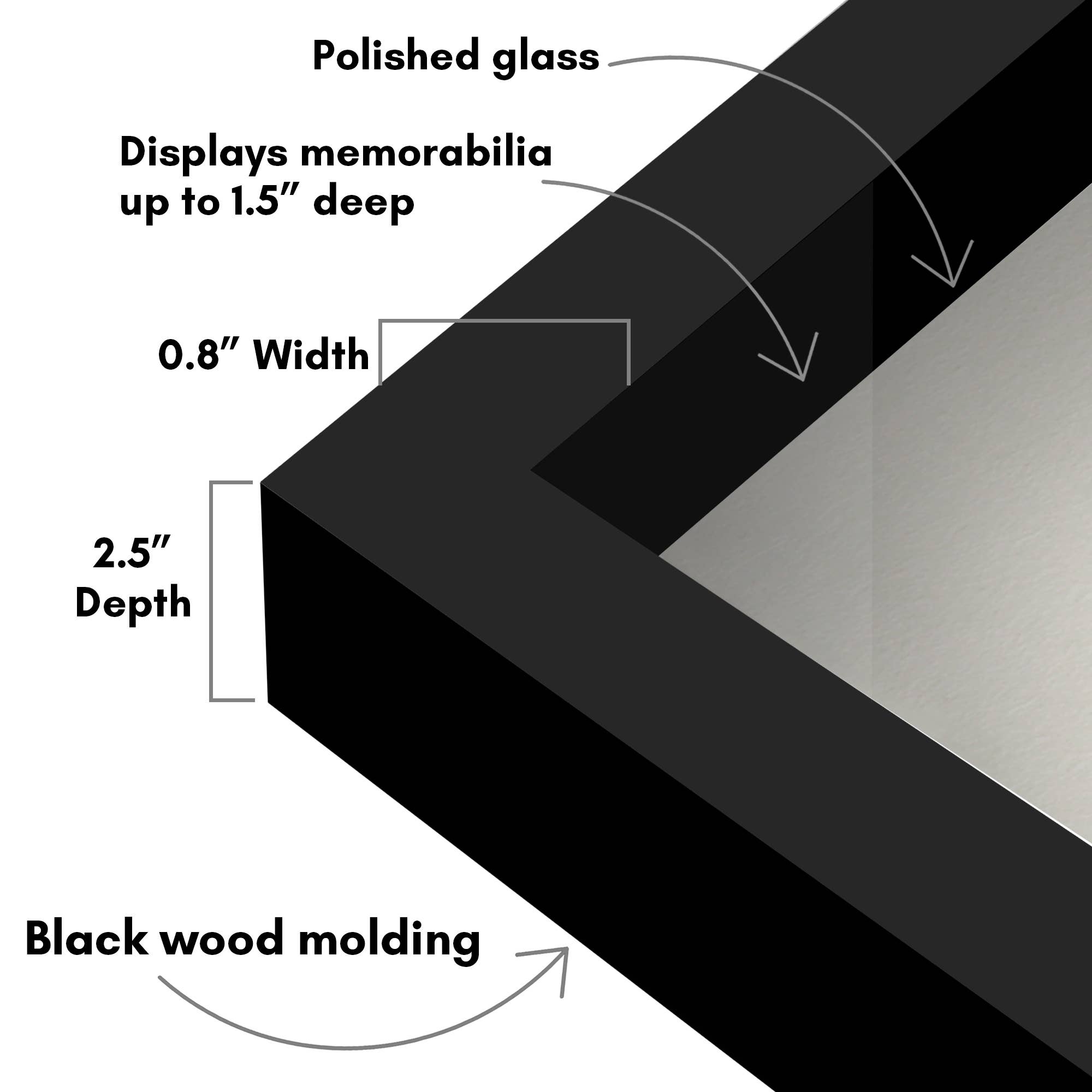 Americanflat - Wholesale Picture Frame - Americanflat Shadow Box Frame with Soft Felt Back28