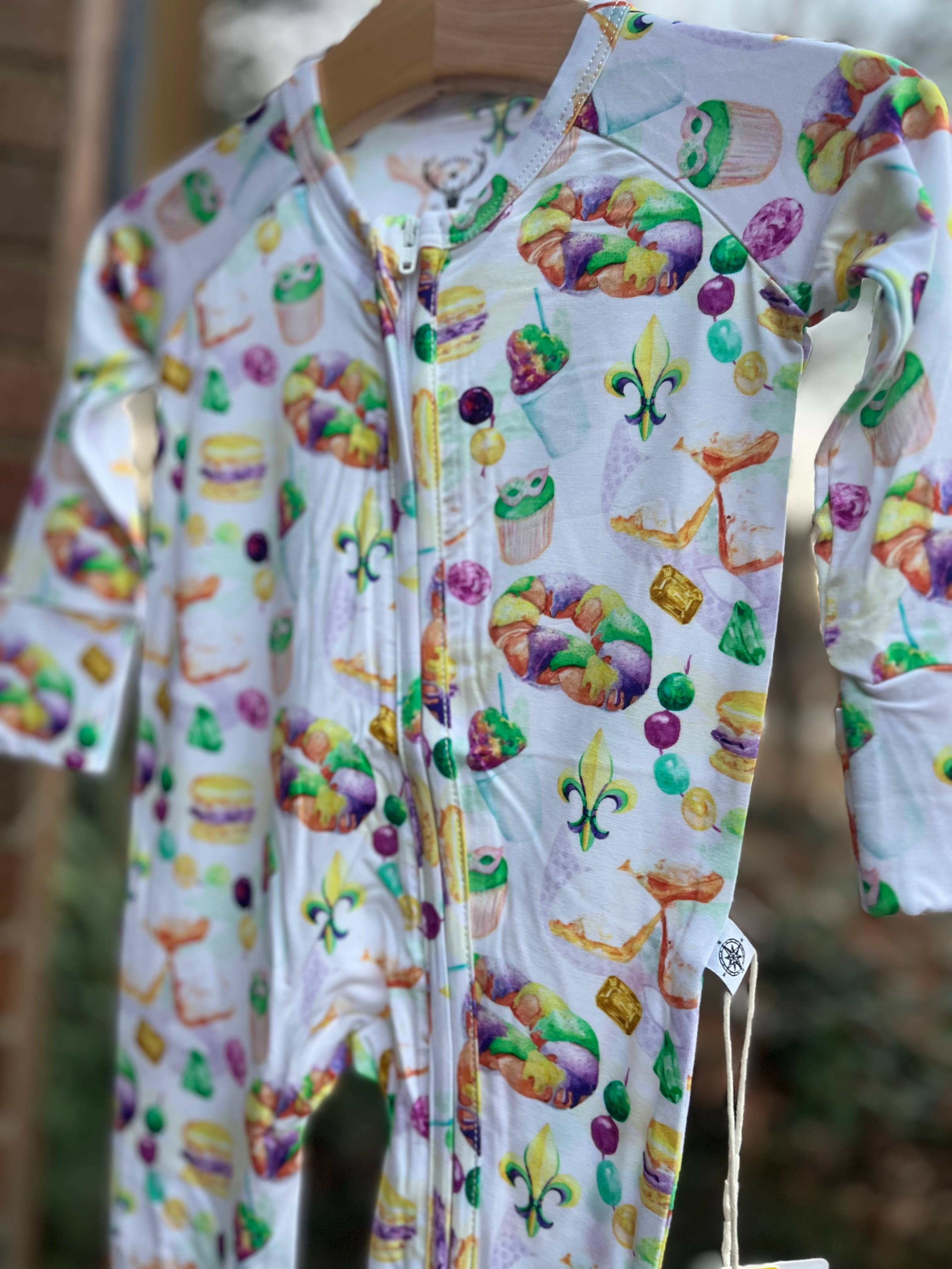 Southern Refinery - Wholesale Slaappak - Baby - Mardi Gras / Bamboe pyjama's / Louisiana1