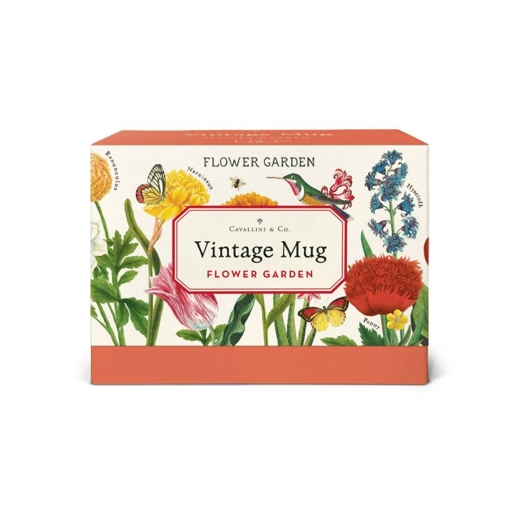 Bobangles - Wholesale Coffee mug - Cavallini Mug - Vintage Flower Garden1