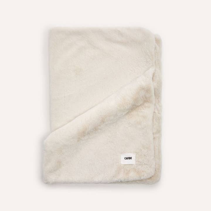 CAFIDE - Wholesale Pet Blanket - Dog - Light Beige Hair Effect Dog Blanket, Toia
