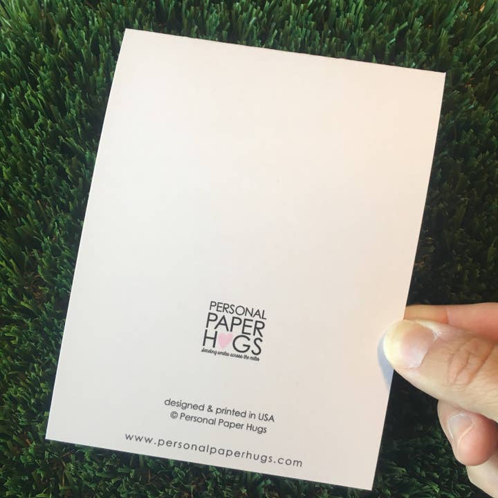 Personal Paper Hugs - Wholesale Thinking of You Card - Cute Sarcastic Long Distance Relationship Greeting Card, Long Distance Friendship Card for Friend, Thinking of You Card, Just Because Card2