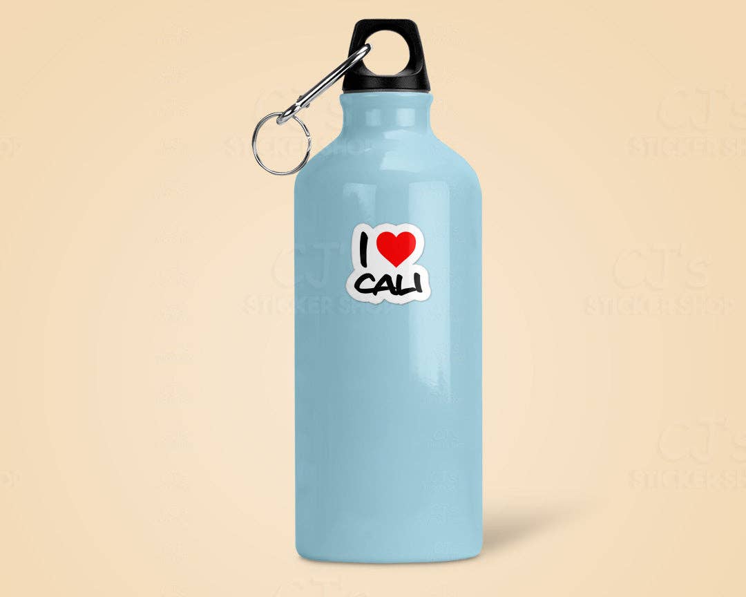 CJ's Sticker Shop - Wholesale Sticker - I Love Cali California Sticker Vinyl Decal3