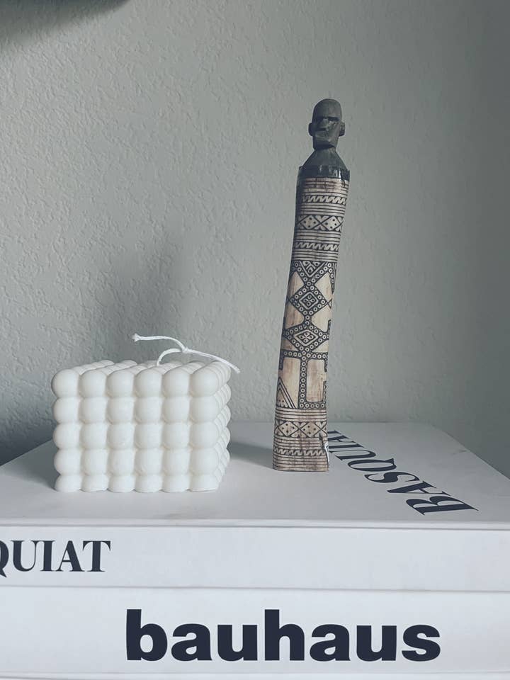 Geo Bubble Candle for wholesale by Wax and Stone