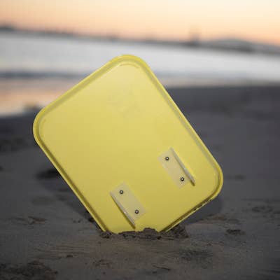 Tray Surf Co. - Wholesale Decorative Tray - Trayboard - "Fry Tray" 10in x 14in (Yellow)3