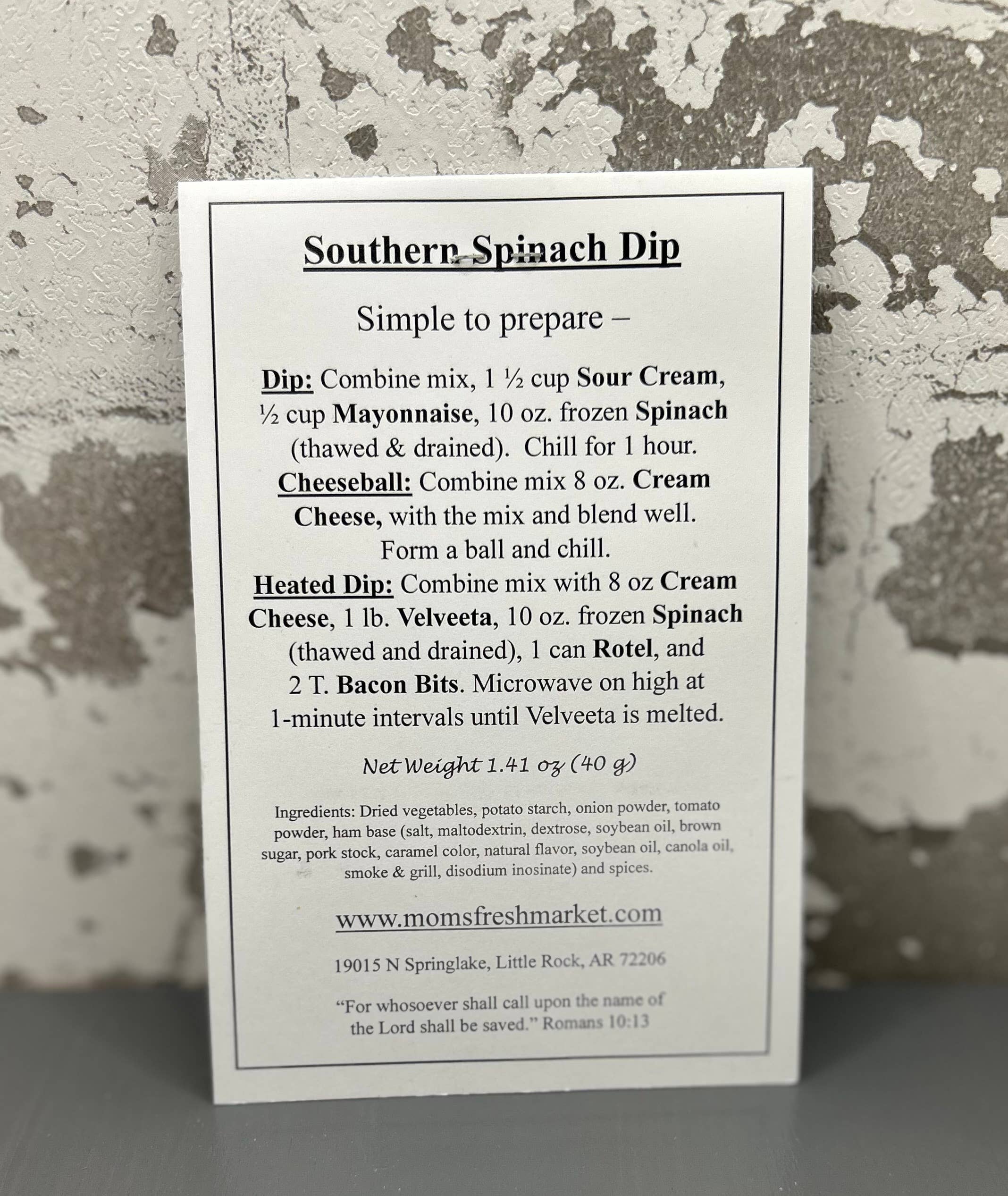 Mom's Market LLC - Vendita all'ingrosso Salse - Salsa di spinaci del sud1