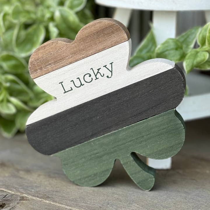 SW-3068 - Lucky Plank St. Patrick's Day Clover for wholesale by Collins Painting & Design