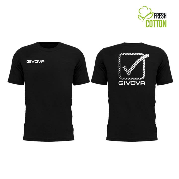 Givova - Venta al por mayor Camiseta serigrafiada - Unisex - Camiseta Cubo1