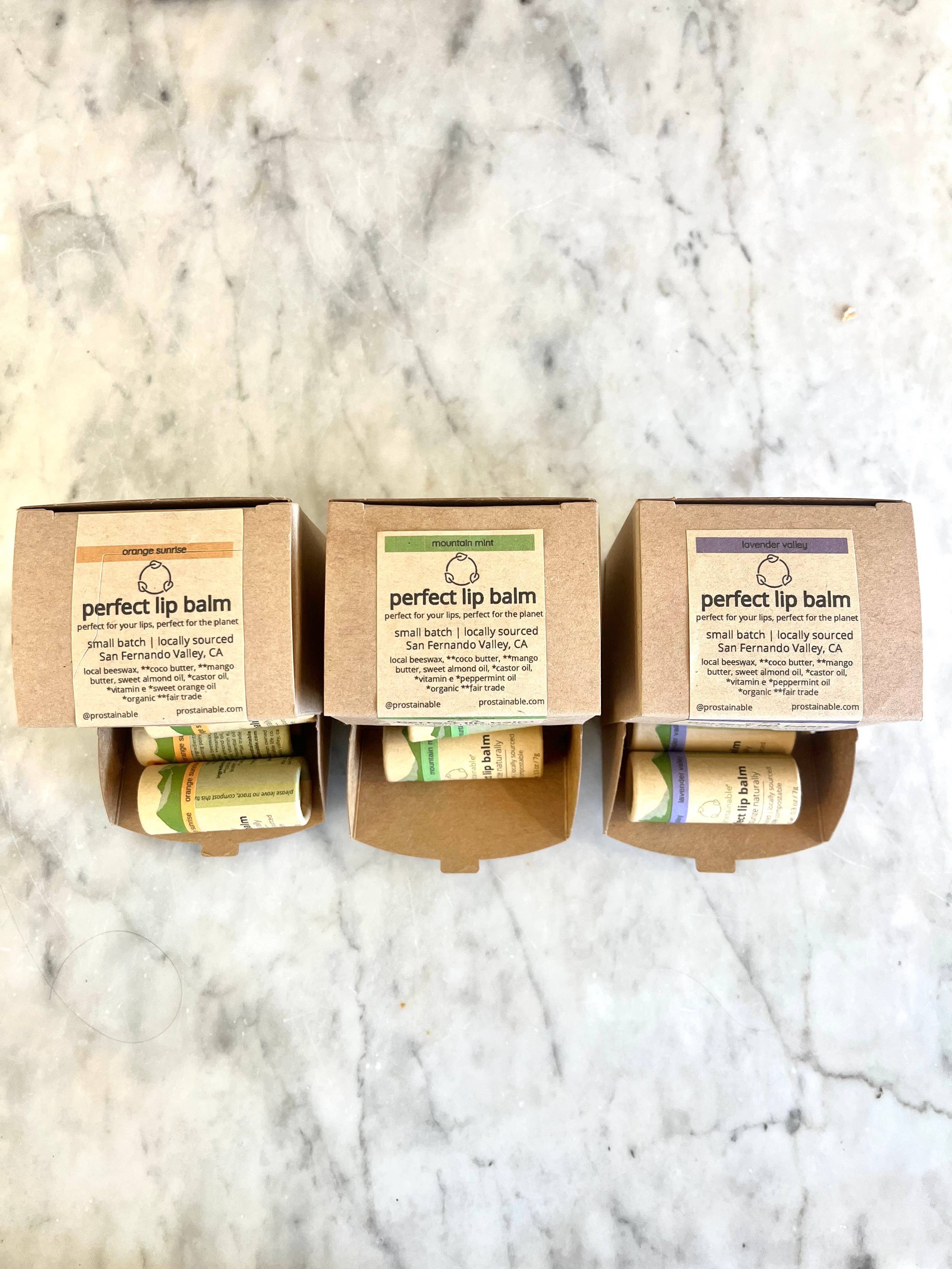 prostainable ® - Wholesale Lip Balm Set - perfect lip balms display box - Orange Sunrise3