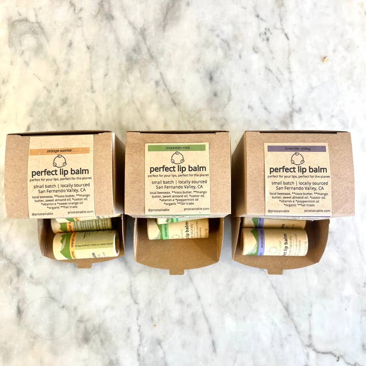 prostainable ® - Wholesale Lip Balm Set - perfect lip balms display box - Mountain Mint 3