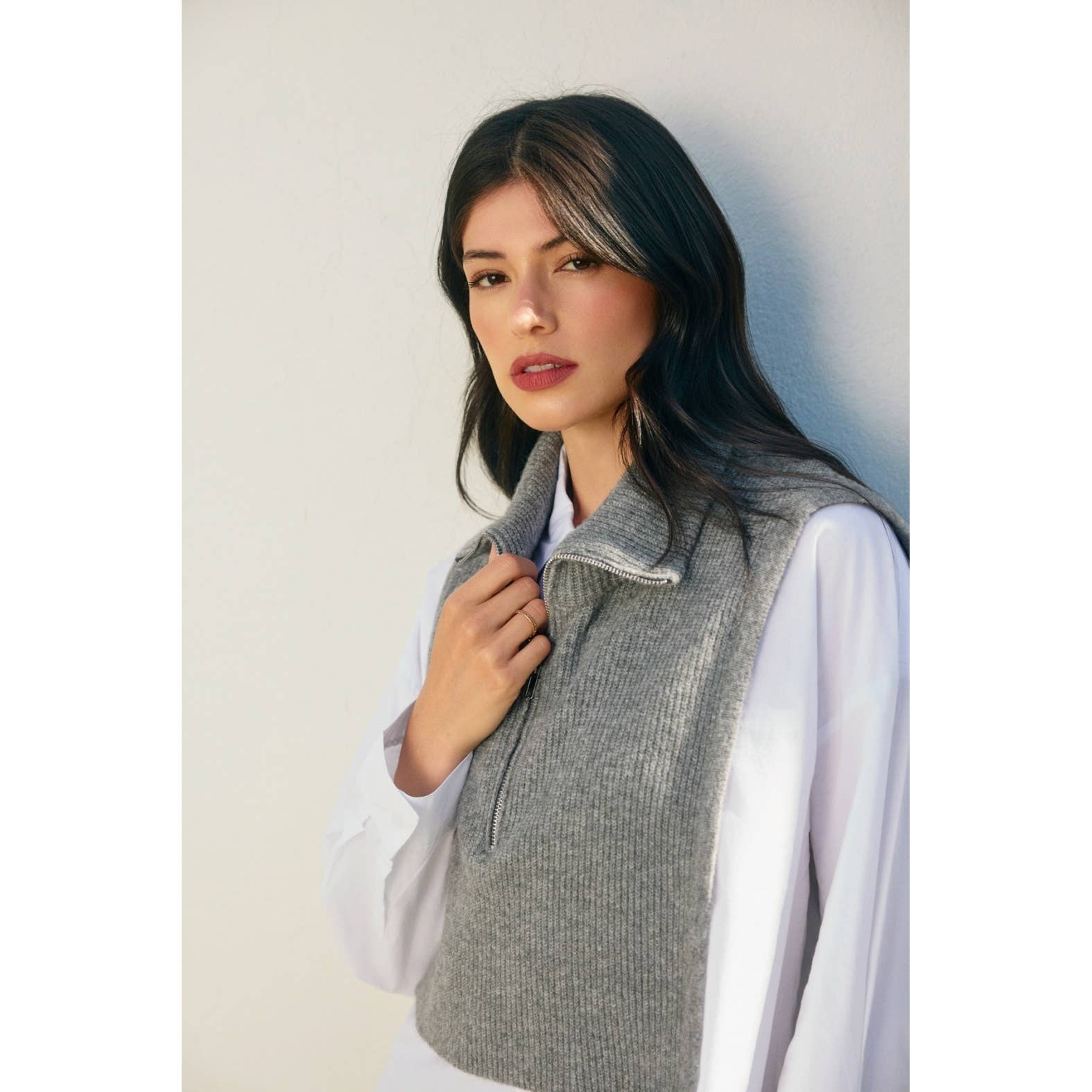 Dress Forum - Vendita all'ingrosso Top in maglia - Donna - Scaldacollo con Cerniera (1)13