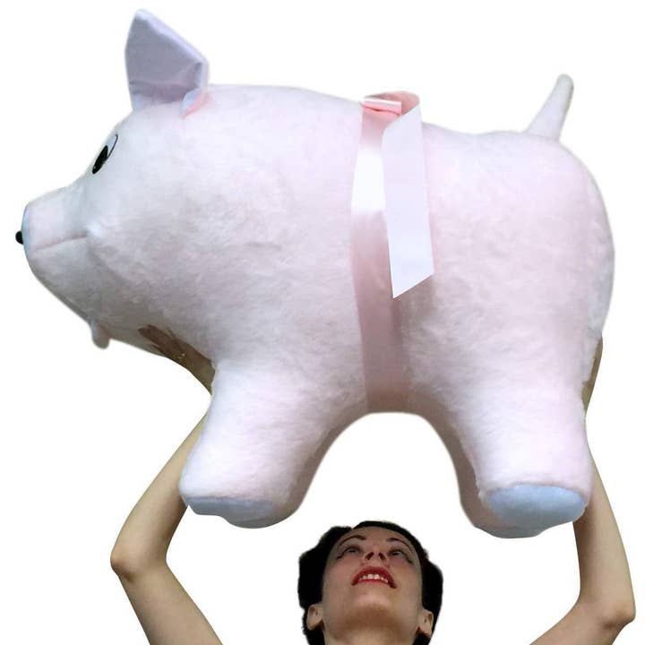 Big Plush - Wholesale Stuffed/Plush Toy - Kids & Baby - American Made Giant Stuffed Pink Pig 32 Inch Soft Big Plush