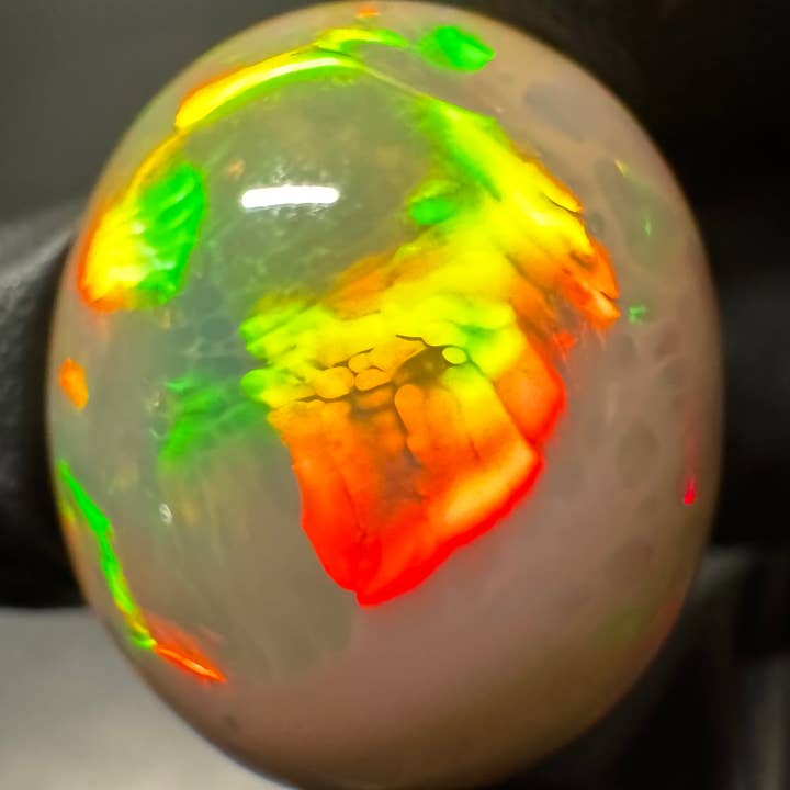 Ethiopian Opal Cabochon – 30.25 ct (21.00 mm x 24.70 mm) for wholesale by Modeeq Gems