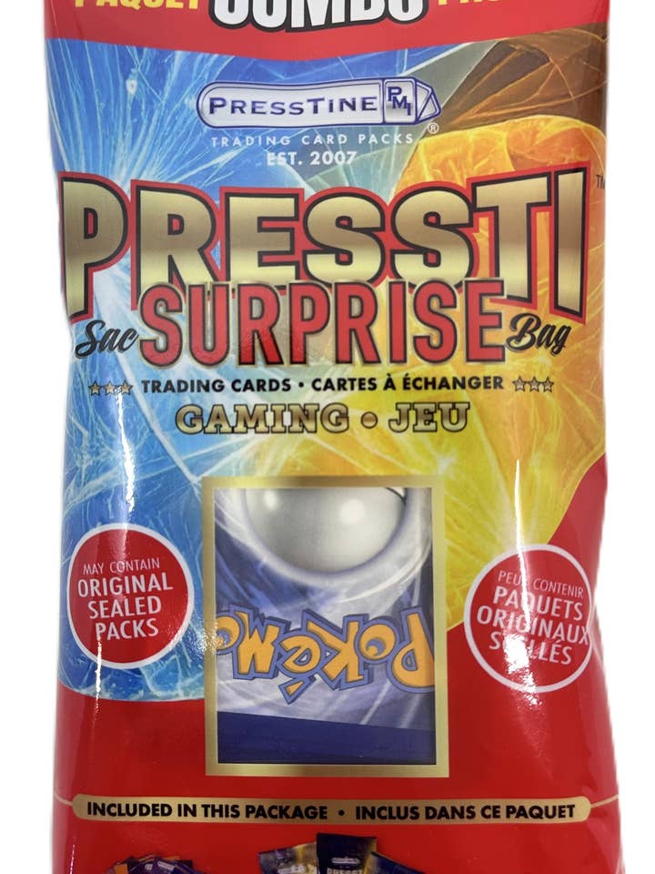 Pokémon Trading/Gaming Card JUMBO Surprise Bag for wholesale by Wildwood Enterprises LLC