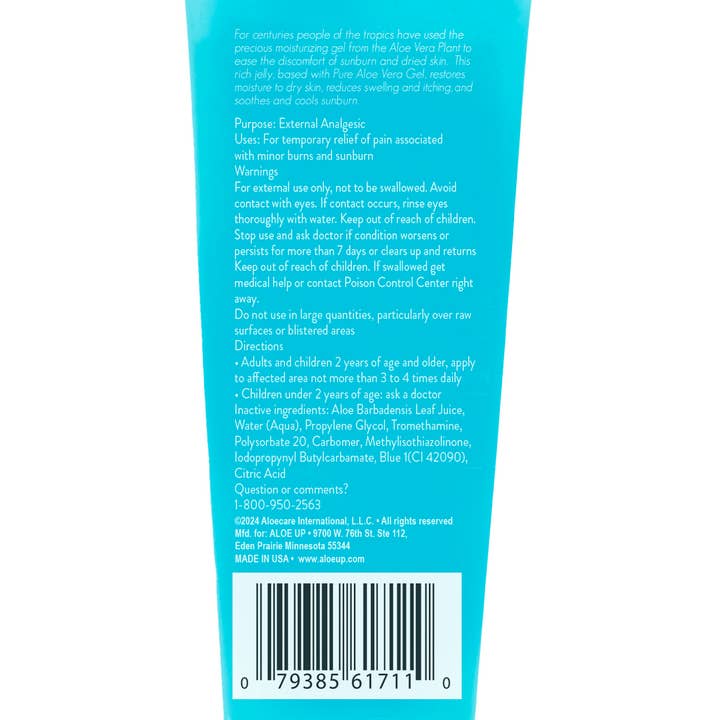 Aloe Up Sun & Skincare - Wholesale Aftersun/Sun Damage Repair Cream - White Collection Aloe Ice Jelly Sunburn Relief - 1oz