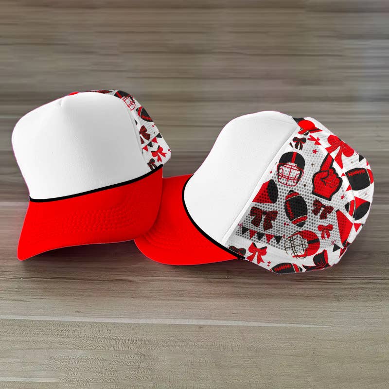 Trendy Transfers - Vente Casquette de camionneur – unisexe - Casquette Trucker en Mousse aux Couleurs de l'Équipe de Football Medley1