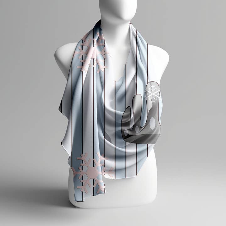 Winter Wonderland - Shawl 90cm for wholesale by C A Taylor