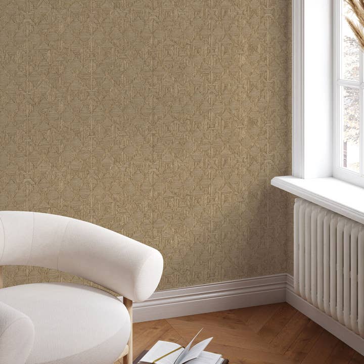 Tempaper & Co ® – Großhandel Tapete – Tempaper & Co ® Hoffmann Sisal selbstklebende Tapete, 2,6 m²1