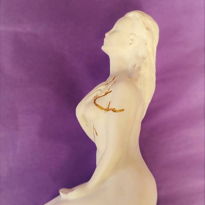 Shaping Spirit - Wholesale Sculpture - Self Love White and Gold Sculpture – Symbol of Healing, Compassion & Inner Strength | Meaningful Spiritual Art1