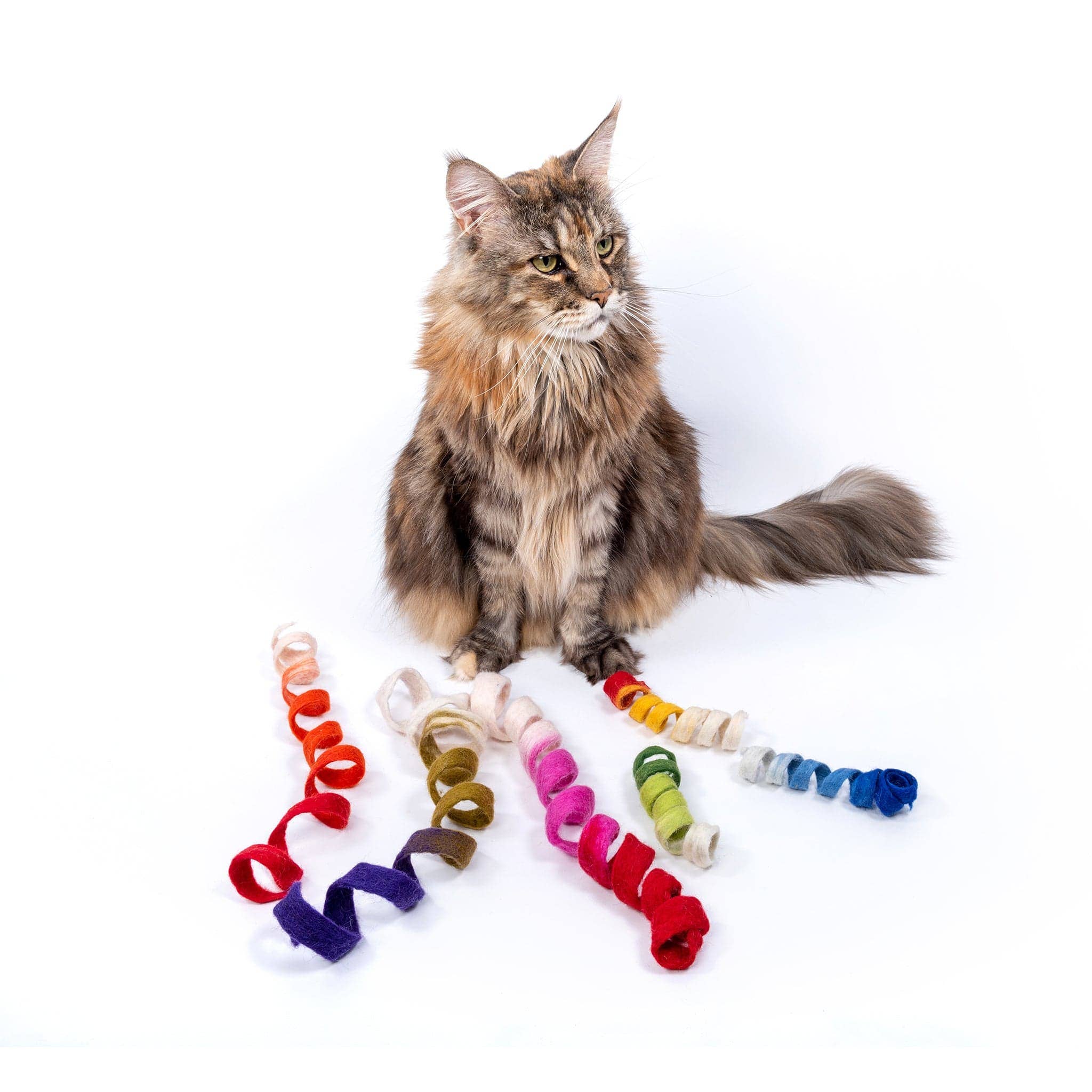 Mimi’s Daughters - Wholesale Pet Toy - Cat - Spinny Spiral - Felt Cat Toy3