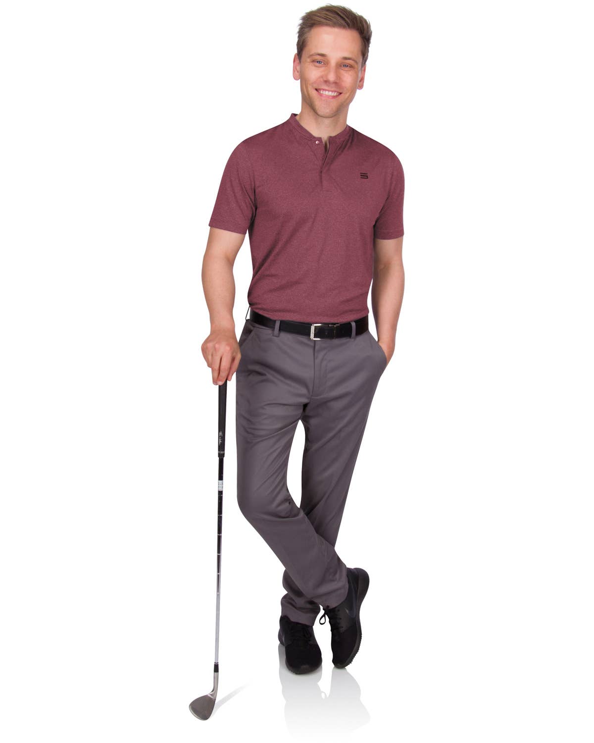 Three Sixty Six - Venta al por mayor Polo - Hombre - Camisas de golf sin cuello para hombre, de secado rápido, elásticas en 4 direcciones15
