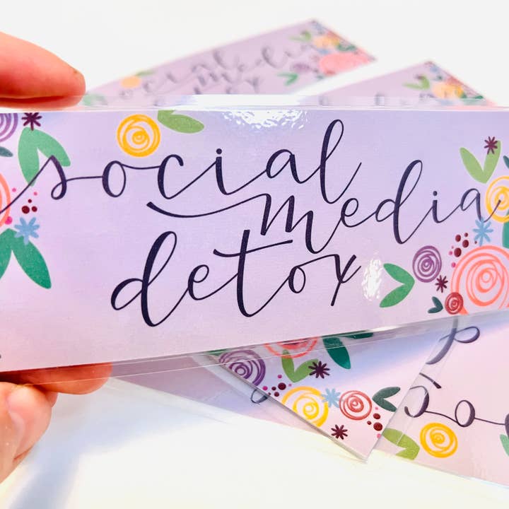 Bookmark - Social Media Detox for wholesale by Positively Handwritten