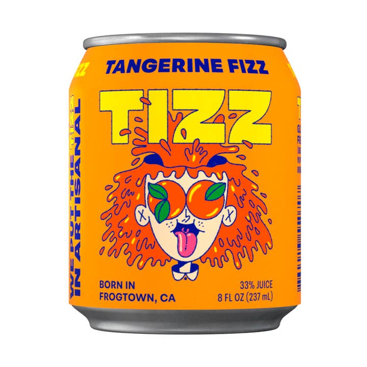 TANGERINE FIZZ 12 PACK for wholesale by TIZZ