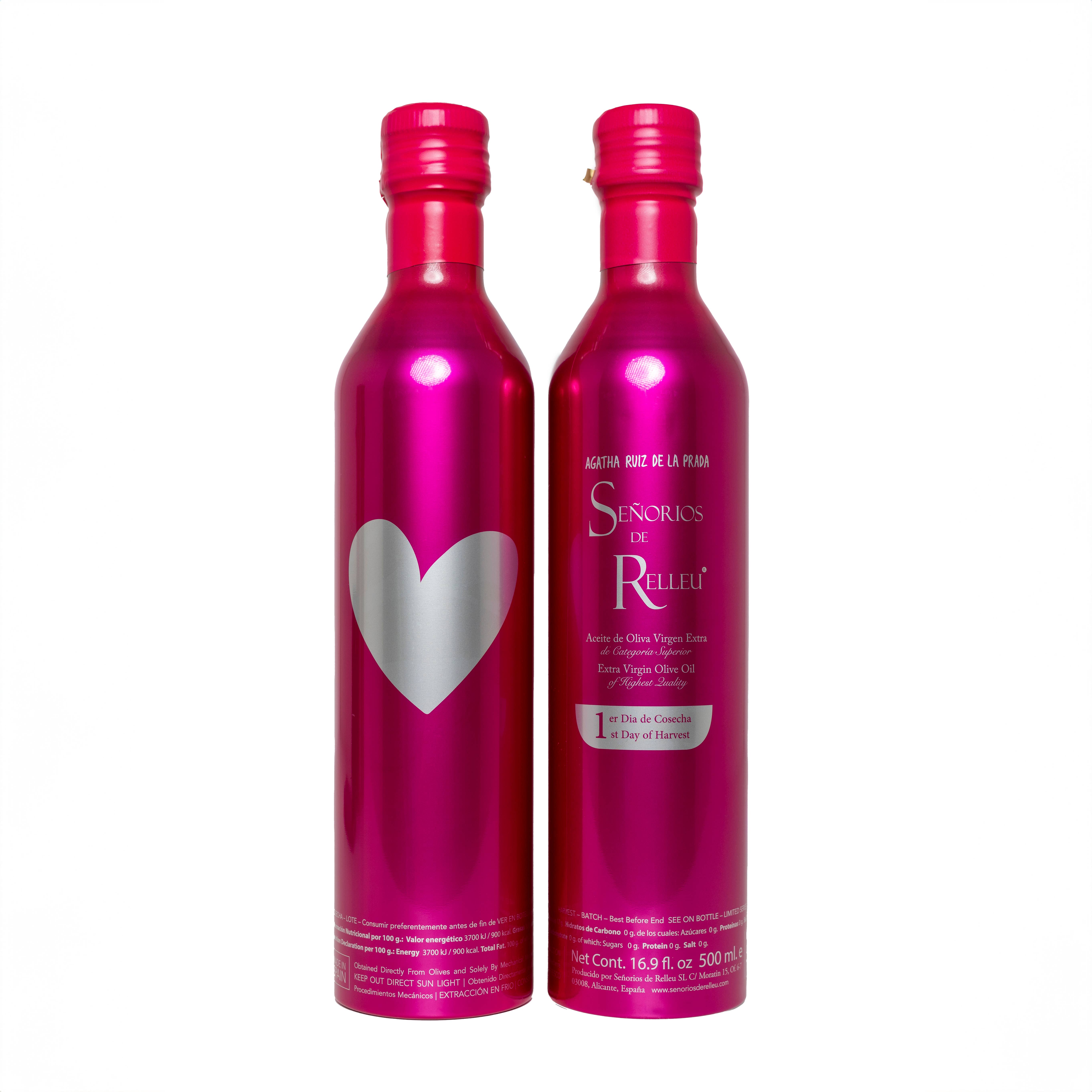 Señorios de Relleu SL - Wholesale Olive Oil - Agatha Ruiz de la Prada Extra Virgin Olive Oil 500ml3