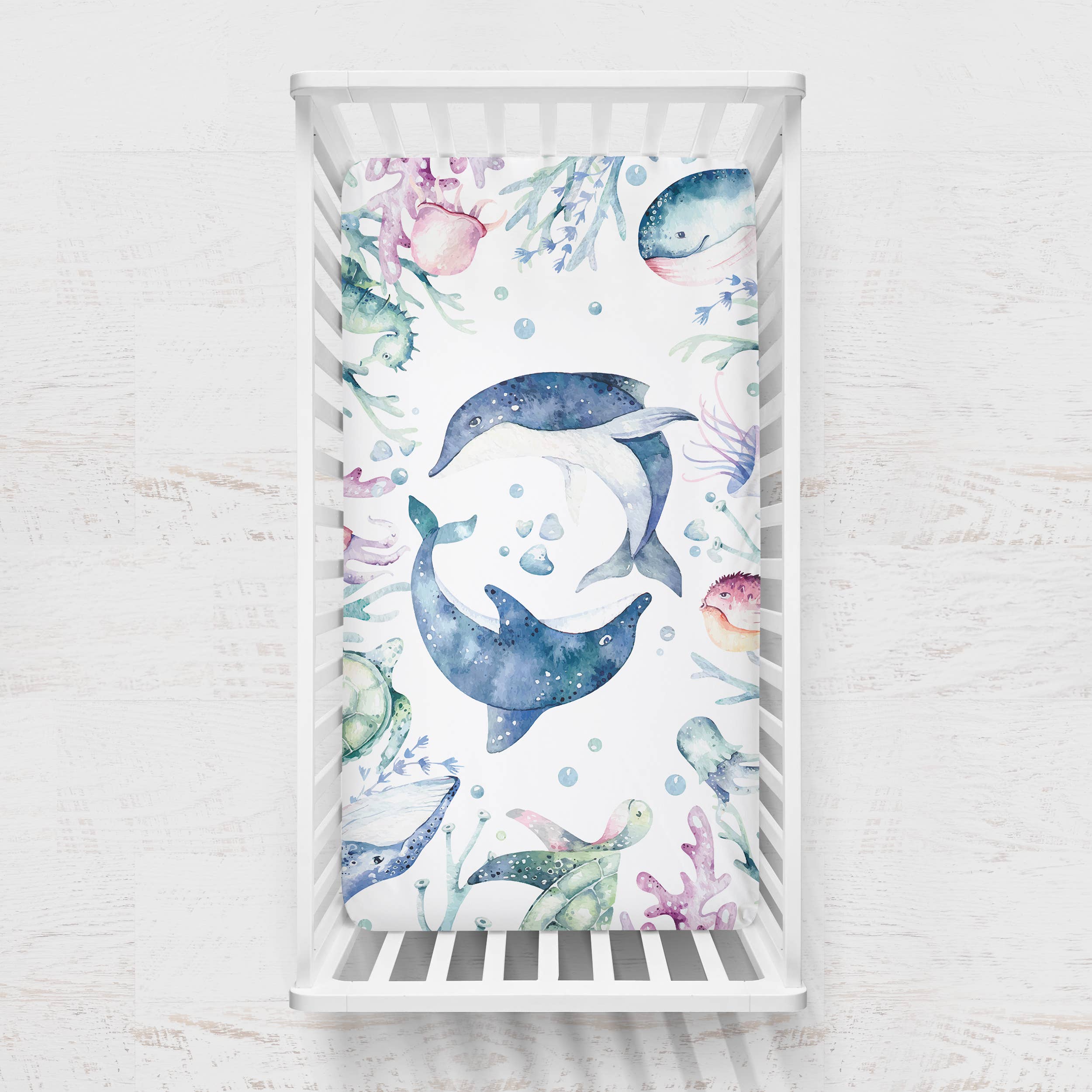 JLIKA - Wholesale Bedding Set - Kids & Baby - Dolphins Crib Bedding Set Baby Bedding Baby Bedding Set3