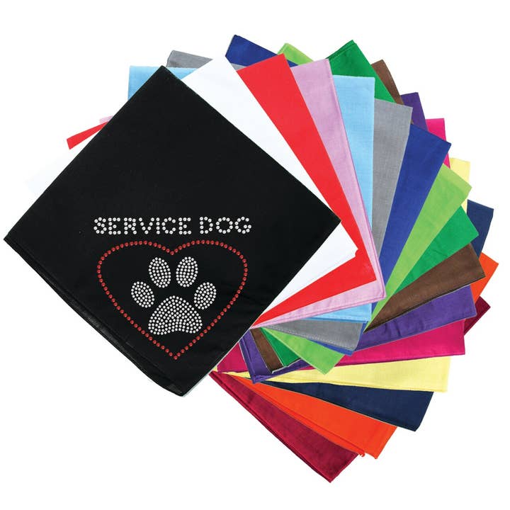 Service Hond Bandanna voor wholesale door Dog in the Closet