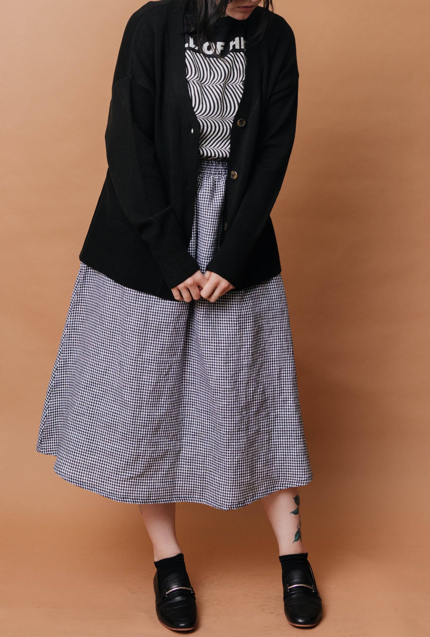 Altar - Wholesale Skirt - Women's - Eva Midi Gingham Skirt15