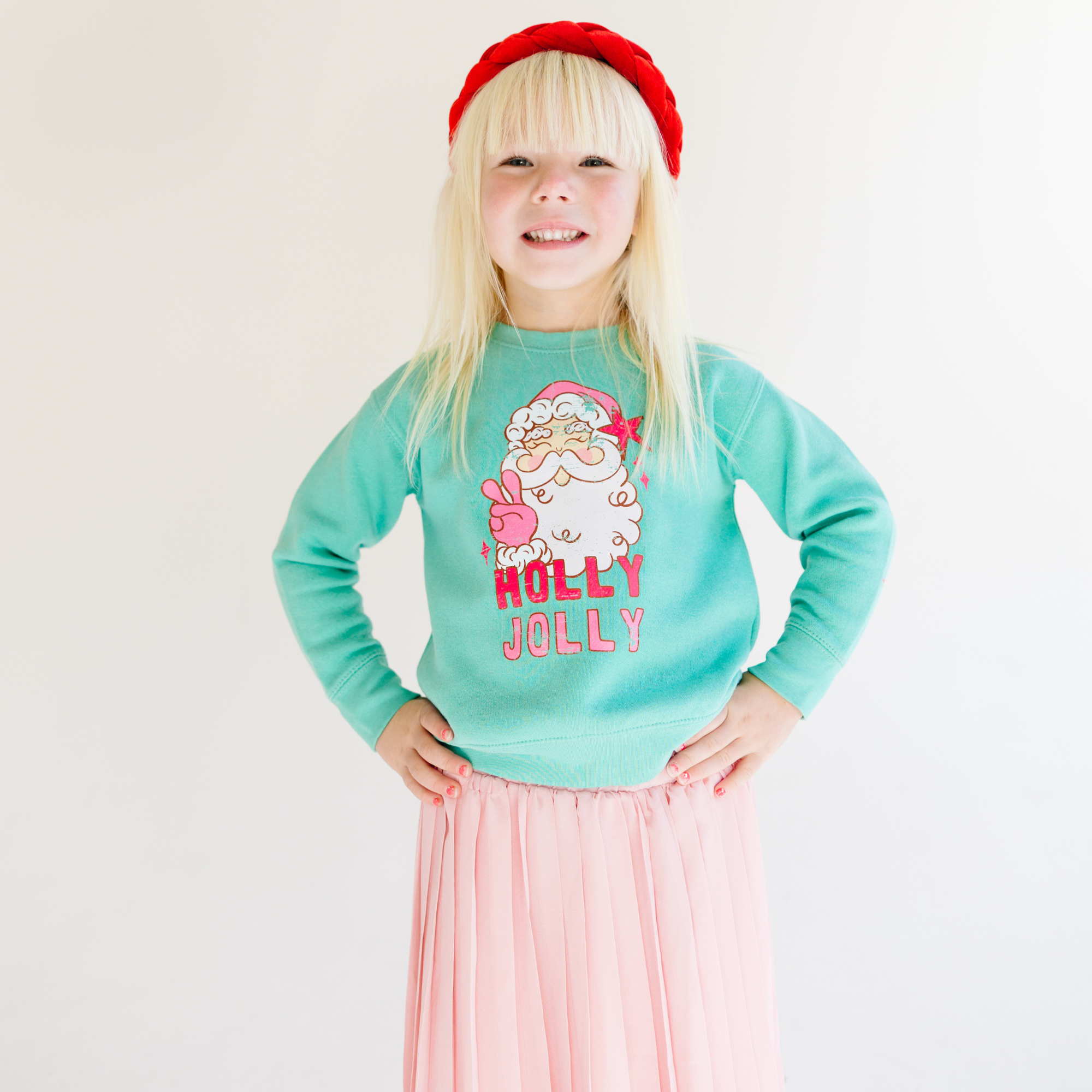Benny & Ray Apparel - Vente Sweat-shirt – enfant - Chandail à capuchon Holly Jolly Santa Christmas pour enfant 8
