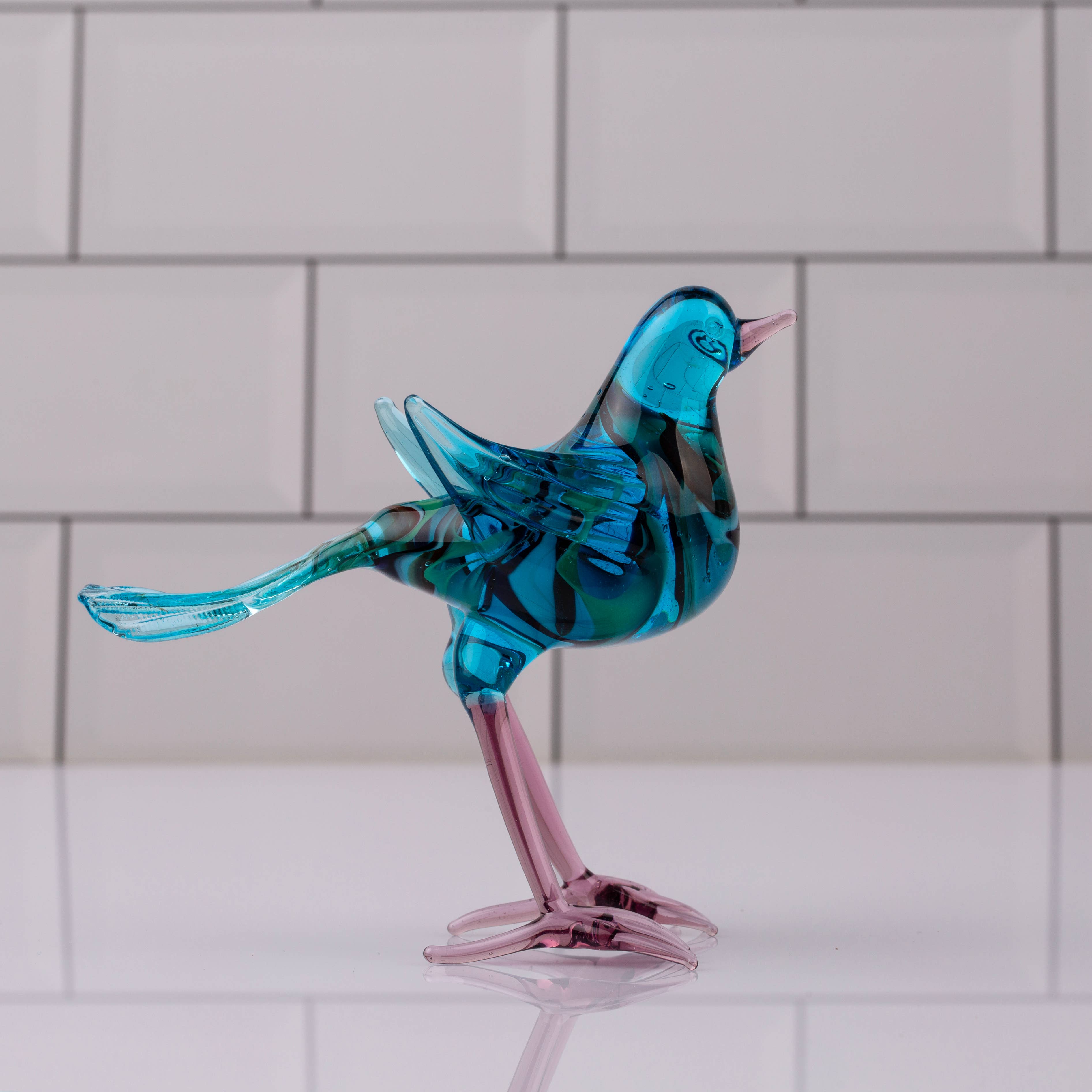 Adamodart - Wholesale Sculpture - Art glass colorful bird sculpture, statue, lampwork, animal2