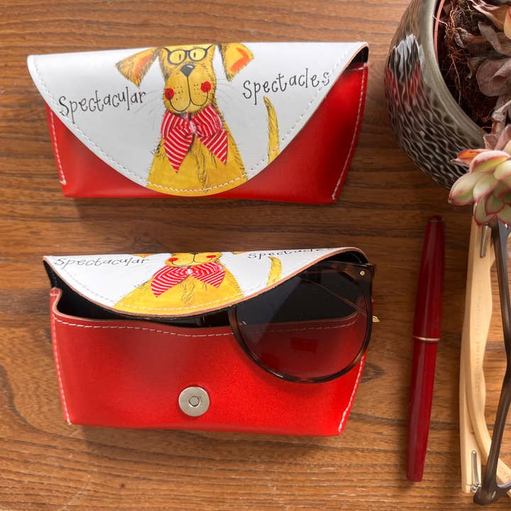 Estuche para gafas Spectacular Dog para venta al por mayor de Alex Clark Art
