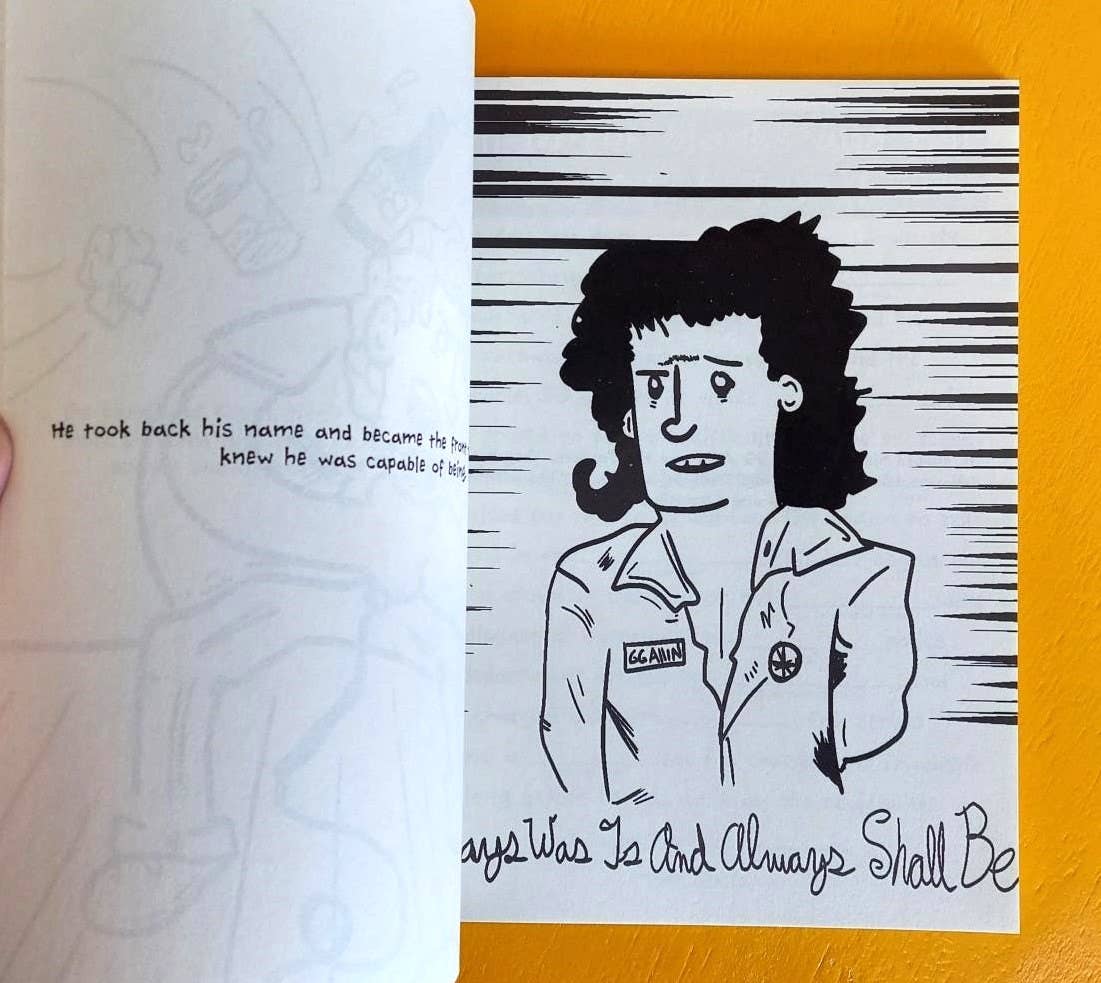 Microcosm Publishing & Distribution - Wholesale Coloring & Activity Book - Adult - GG Allin Rock & Roll Coloring Book4